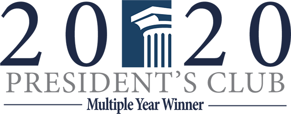 2020 President's Club Award - Multiple Year Winner