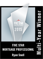 Ryan Snell - Five Star Mortgage Professional Award